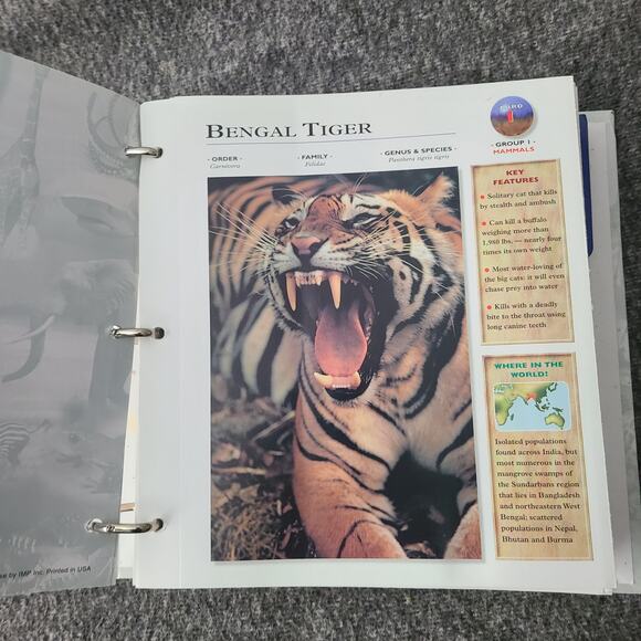 WILDLIFE EXPLORER Set 2 Binders w/Fact Cards Animal Birds Science Home School - Picture 9 of 15